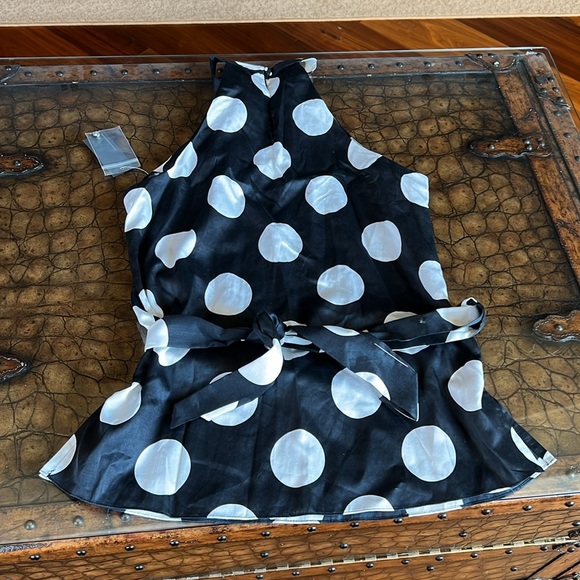 Kenneth Cole Reaction Black/White blouse - Picture 4 of 4